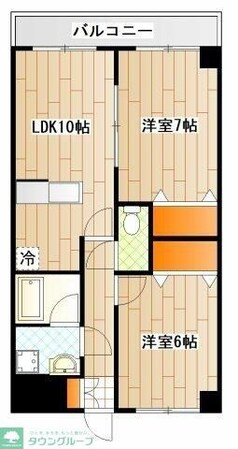 エルザ多摩川の物件間取画像